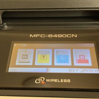 brotherのA3FAX複合プリンタ MFC-6490CN 中古品 動作確認済み インク有りの画像