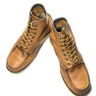 【ホーキンス】7ホール ワークブーツ ブラウン 本革 サイズ39...