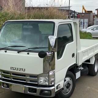 いすゞ　エルフ　低床　ダンプ　平成24年式　NJR85AD　最大...