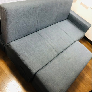 ニトリ　ソファベッドサイドテーブル付き