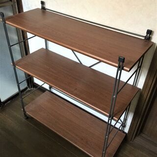 〇3段ラック 収納棚 物置棚 飾り棚 インテリア家具 アンティー...