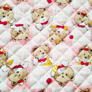 【値下げ！】キルティング布地　2種　幅86センチ長さ360センチの画像