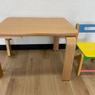 【定価1.2万円美品】子供3歳用　テーブルイス　セット