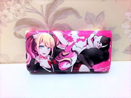 No,0035 新品　未使用品　ダンガンロンパ　江ノ島盾子　ウォレット　長財布　可愛い 185mm　アニメ　アニメグッツ