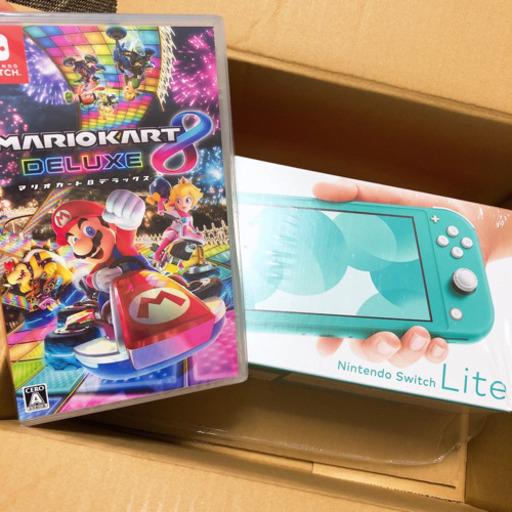 新品・未開封 本体＋ソフト nintendo switch lite マリオカート8デラックス