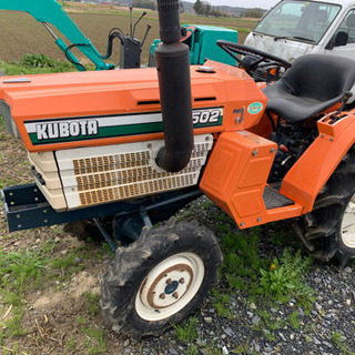 クボタトラクター4WD 15馬力ロータリー爪は一部交換されてますが一部交換が必要ですカード払い🆗の画像