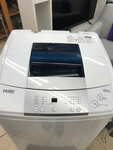 Haier ハイアール JW-K60M 2016年製 6kg 洗濯機