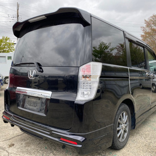 車検令和5年4月 RK5 ステップワゴンスパーダ 無限エアロ 両側パワスラ フルセグTV 内外装良好 機関良好 修復歴無し！余計な費用無し！支払い総額38万円！ローン可能★★の画像