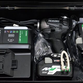 未使用 Hikoki マルチボルト WH18DDL2 2LXPK (B) 黒 ストロングブラック 18V/36V インパクトドライバー (旧日立工機)