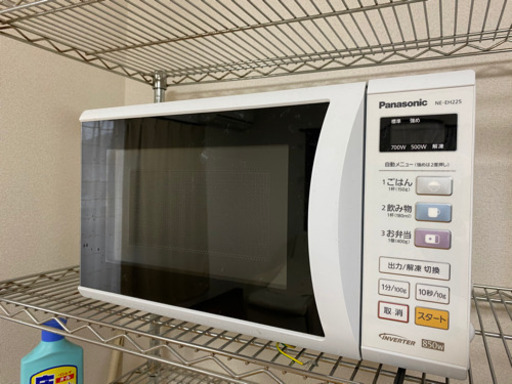 850W単機能電子レンジ　Panasonic NE-EH225-W