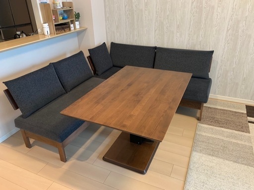リビングダイニングソファセット 120 昇降式