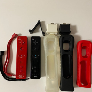 Wii U セット、リモコン、ヌンチャク、カセット付き　取引先決定しました❗️の画像