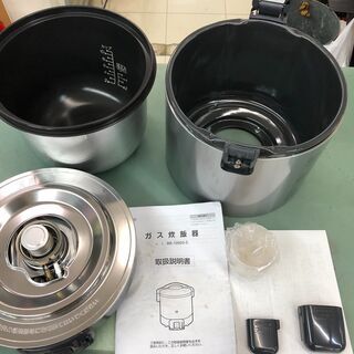 【店頭お渡し】ガス炊飯器1升（2.0L）炊　キレイめ　リンナイ　RR-100GS-C　LP/プロパンガス用　の画像