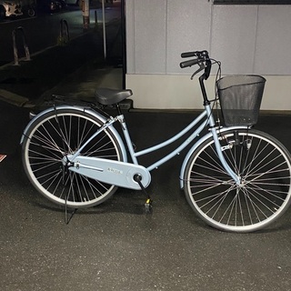 ママチャリ　27インチ　水色　ピンク　安い！の画像