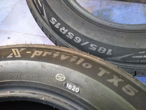 夏4本 2020年15インチ【~99％富山】新品同様 185/65R15 トラックマックス(TRACMAX) X-privilo TX