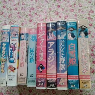 懐かしい　VHSビデオ9本の画像