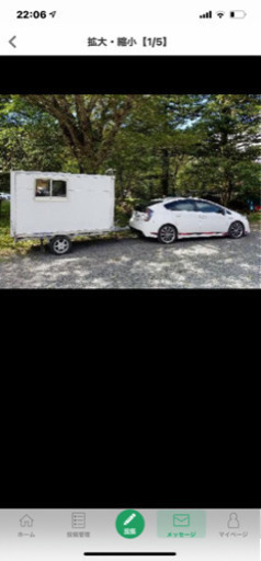 軽トレーラー　キャンピングハウス