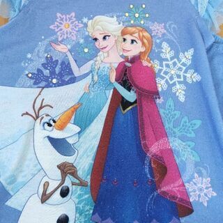 ★DisneyStore アナ雪★ワンピース　110cm　キッズ　ディズニー　プリンセス　ドレスの画像