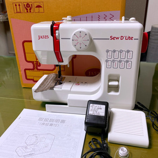 ジャノメ　家庭用コンパクトミシン・フットコントローラー　JA525