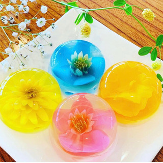 フラワーゼリーで華やかに🌸