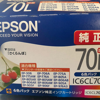 お値下げしました！EPSON純正インクカートリッジ70L colorioの画像