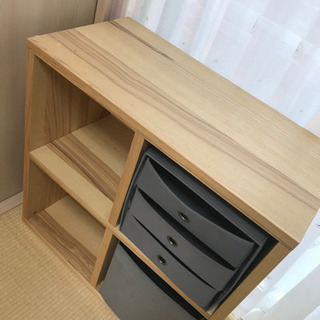 木製棚　本棚　ラックの画像