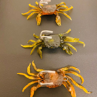 #釣具#擬似餌#カニ#ルアー#新品#フック付き#