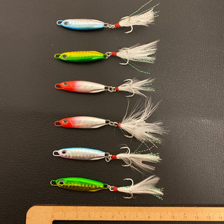 #釣具#メタルジグ#ルアー#新品#フック付き#計6個⑤の画像