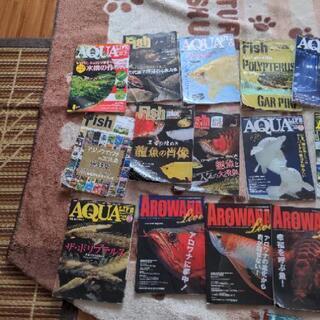 アロワナライフ、アクアライフ、フィッシュマガジンなどの画像
