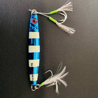 #釣具#メタルジグ#80g#新品#夜光#集魚効果抜群#フック付き#ルアー#10の画像