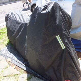 お取引き中です。　バイクカバー 黒色　３ＸＬ　ワイヤーロック付き...