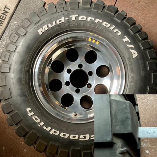 グッドリッチ　マッドテレーン　285×75×16  ランクル　78プラド
