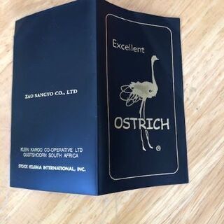 KLEIN KARAOOのオーストリッチバック　美品（ブラウン）の画像
