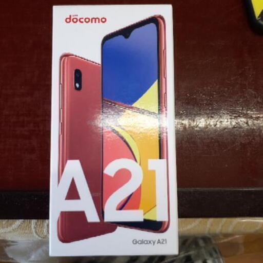 docomo Galaxy スマートフォン　赤　新品