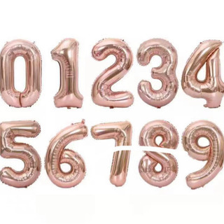 ビックナンバー　ナンバー風船　バルーン　新品　サプライズ　プロポーズの画像
