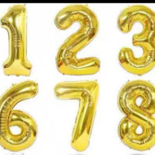 ビックナンバー　ナンバー風船　バルーン　新品　サプライズ　プロポーズの画像