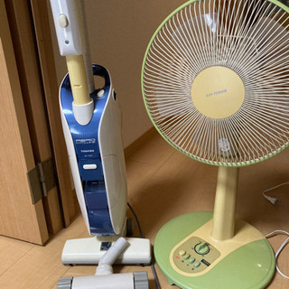 掃除機と扇風機
