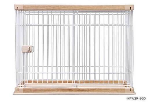 【受付終了】アイリスオーヤマ　ウッディサークル屋根付き　ペットゲージ