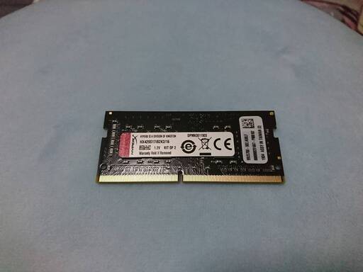 ノートPC用メモリ_DDR4_8GB*1枚