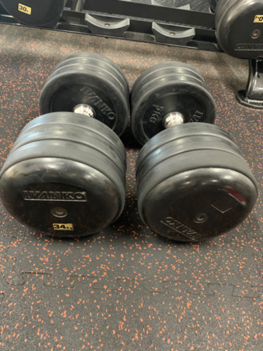 5日間限定30%off　ダンベル34kg IVANKO 