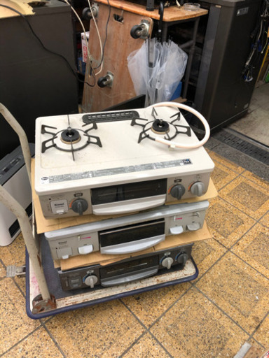 美品　2018年式　都市ガスコンロ　リンナイ