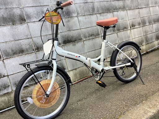 MYPALLAS (マイパラス) 折り畳み自転車 20インチ M-205N ホワイト