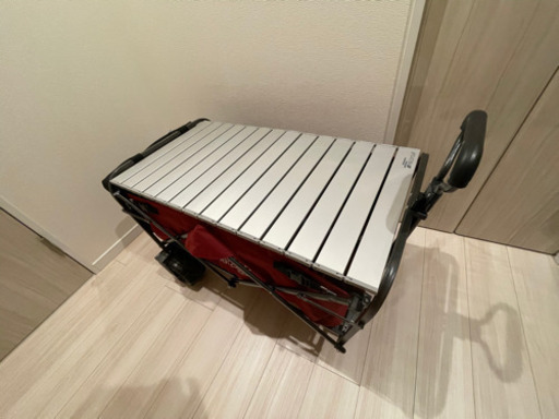 【ほぼ新品】fieldoorアウトドアワゴン(アルミテーブルセット)