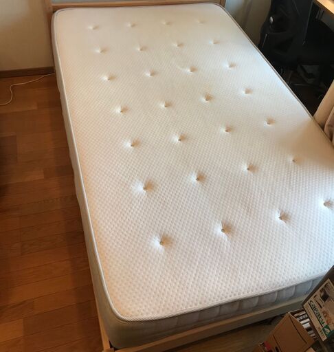 【８５％ＯＦＦ！IKEA・ハイグレード】マットレス　セミダブル　ポケットスプリング】