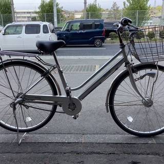 通学用自転車の画像