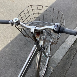 通学用自転車の画像