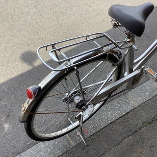通学用自転車の画像