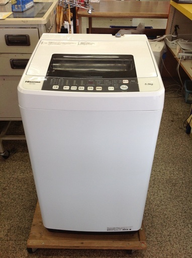 【最短即日配送可能！】5.5kg 全自動洗濯機　Hisense【9651406】