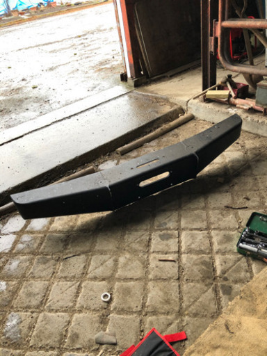 88ハウス　ランクル80アルミバンパー