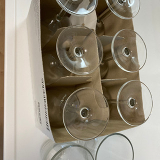 IKEA ワイングラス6ピース　コップ2ピース